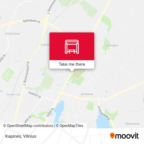 Карта Kapinės