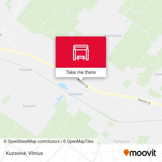 Карта Kuzavinė