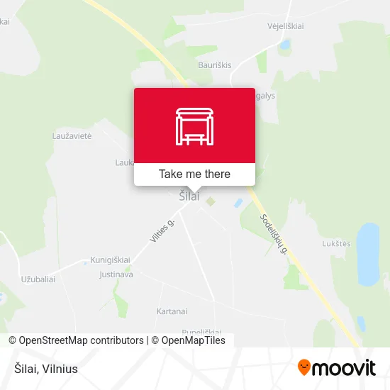 Карта Šilai