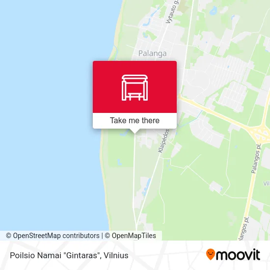 Карта Poilsio Namai "Gintaras"