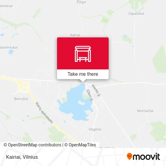 Карта Kairiai