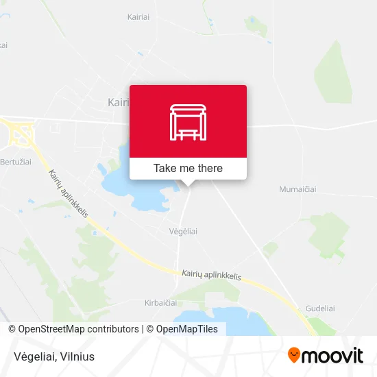 Карта Vėgeliai