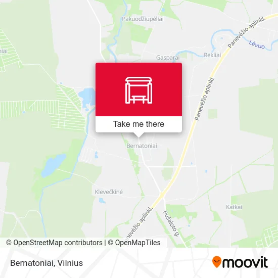 Карта Bernatoniai