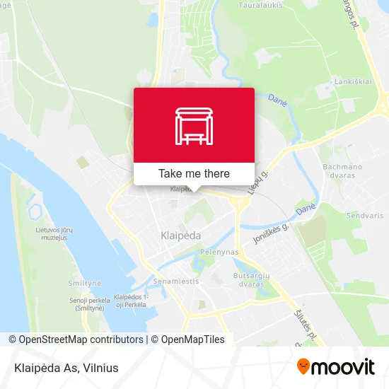 Карта Klaipėda As