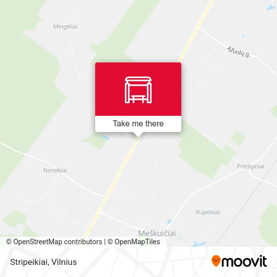 Карта Stripeikiai