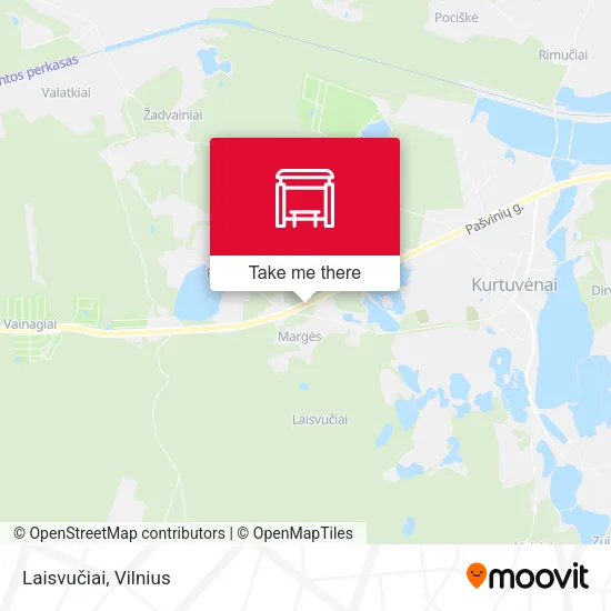 Карта Laisvučiai