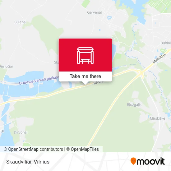 Карта Skaudviliai