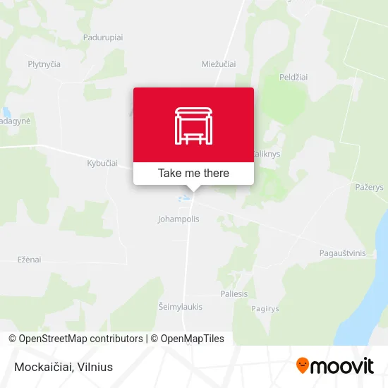 Карта Mockaičiai