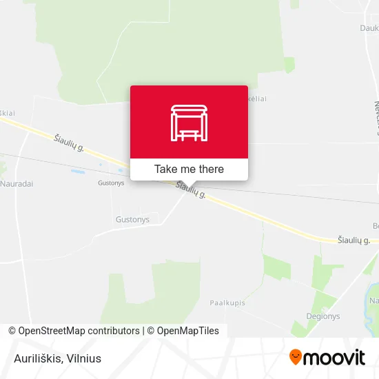 Карта Auriliškis