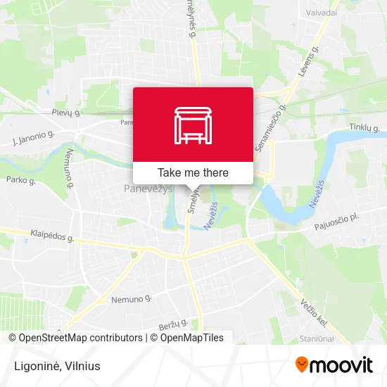 Карта Ligoninė