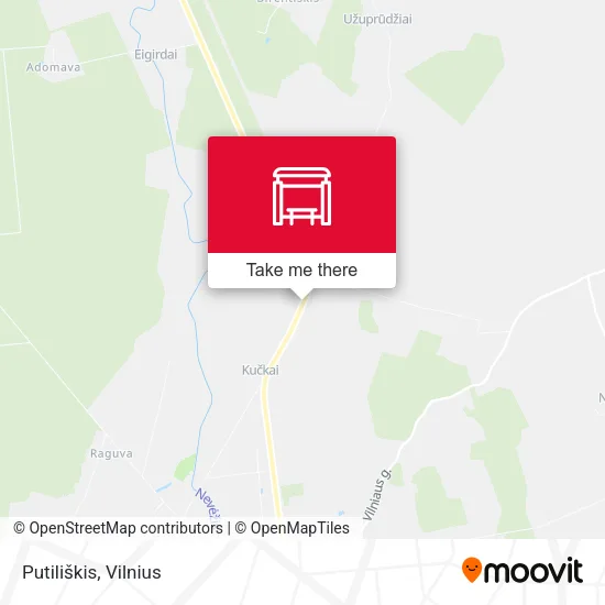 Карта Putiliškis
