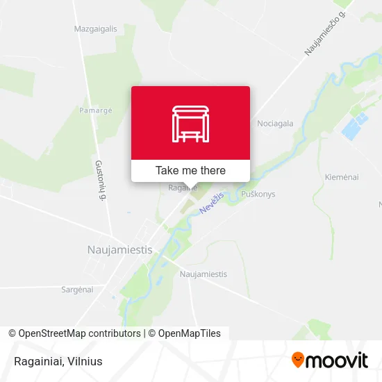 Карта Ragainiai