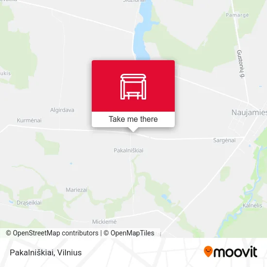 Карта Pakalniškiai