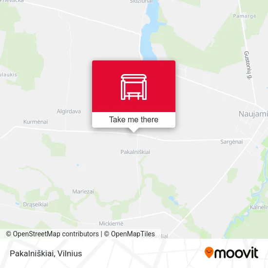 Карта Pakalniškiai