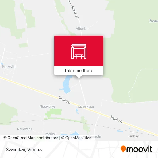 Карта Švainikai