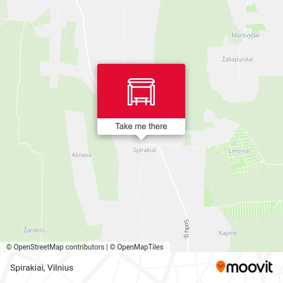 Spirakiai map