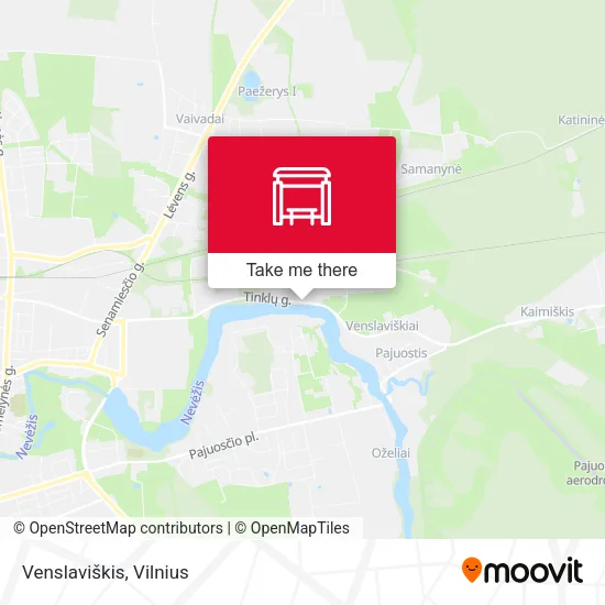 Карта Venslaviškis