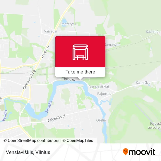 Карта Venslaviškis