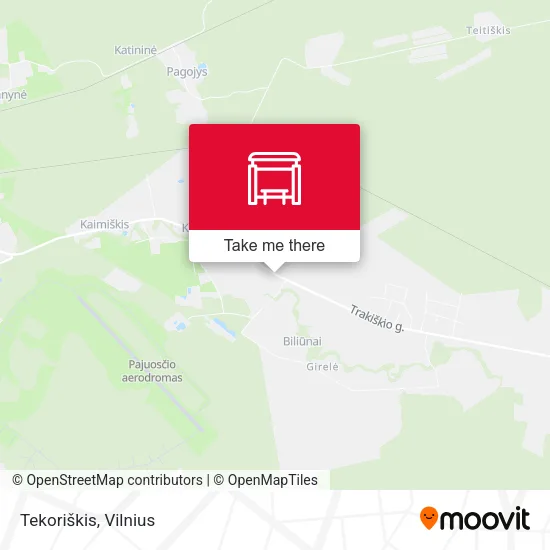 Карта Tekoriškis