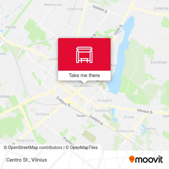 Карта Centro St.