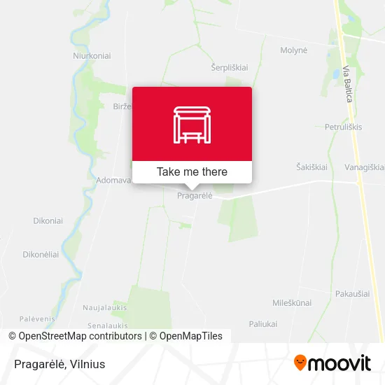 Карта Pragarėlė