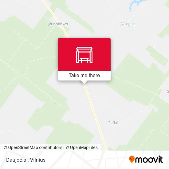 Карта Daujočiai