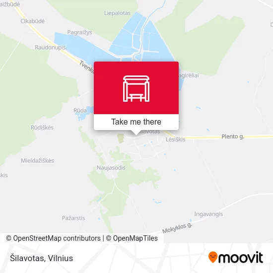 Карта Šilavotas