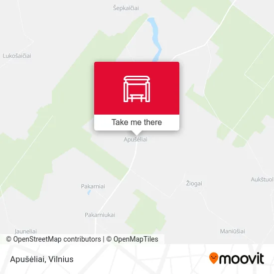 Карта Apušėliai