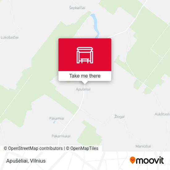 Карта Apušėliai