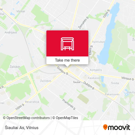 Карта Šiauliai As