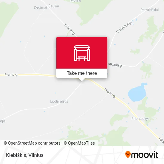 Карта Klebiškis