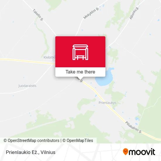 Карта Prienlaukio Ež.