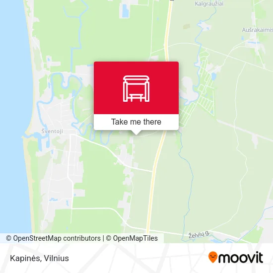 Карта Kapinės