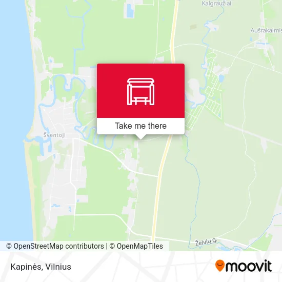 Карта Kapinės