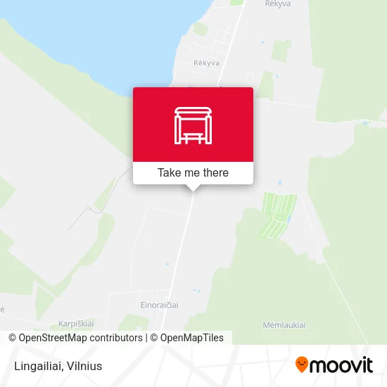 Карта Lingailiai