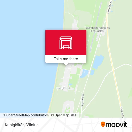 Карта Kunigiškės