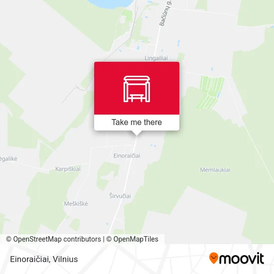 Карта Einoraičiai