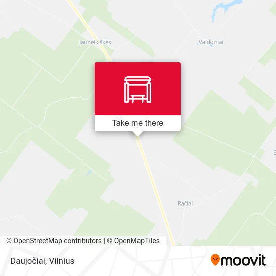 Карта Daujočiai