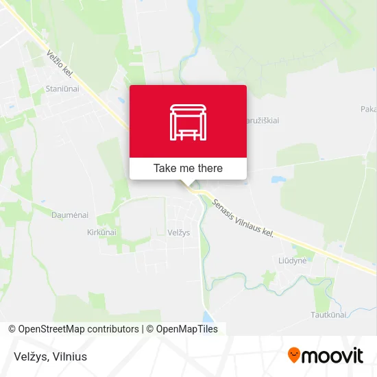 Карта Velžys