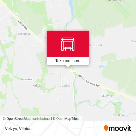Карта Velžys
