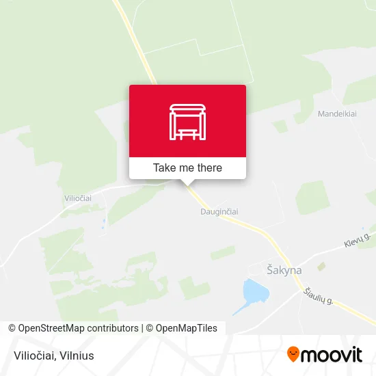 Карта Viliočiai