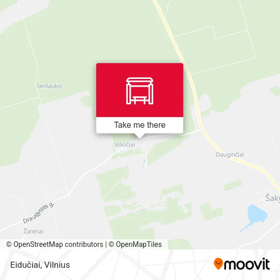 Карта Eidučiai