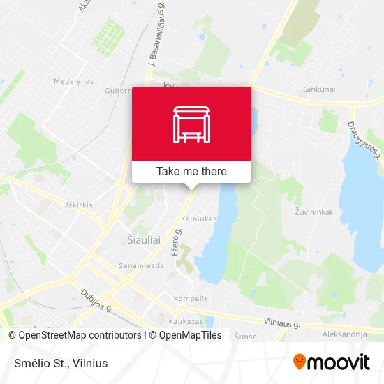 Smėlio St. map