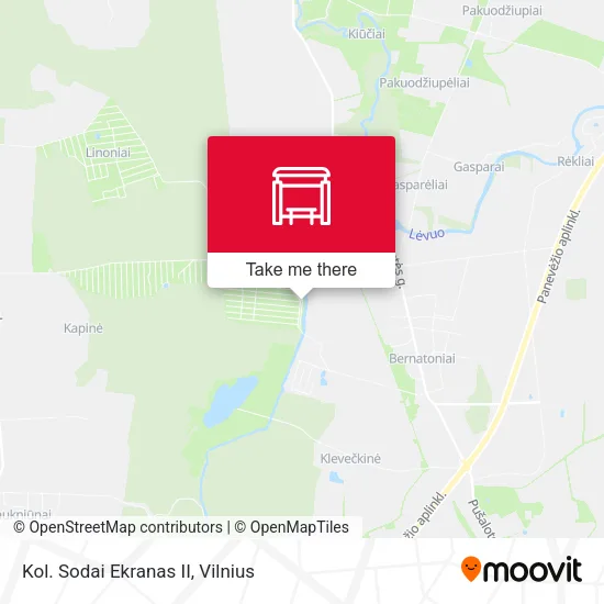 Карта Kol. Sodai Ekranas II