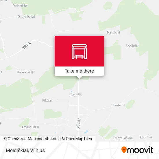 Карта Meldiškiai