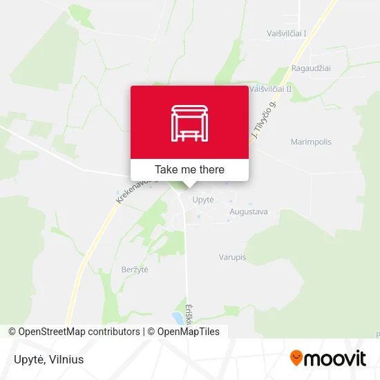 Карта Upytė