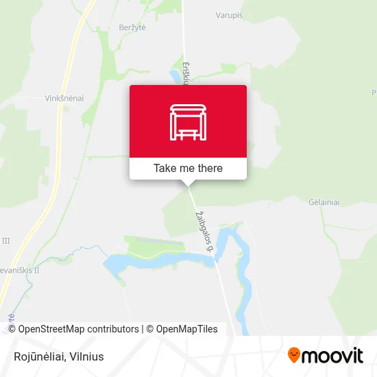 Rojūnėliai map