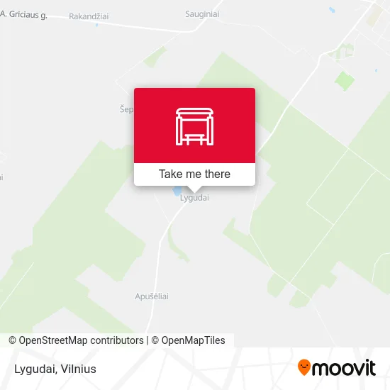 Карта Lygudai