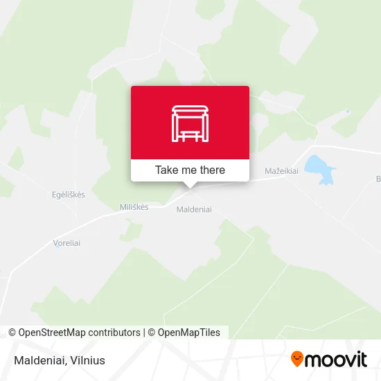Карта Maldeniai