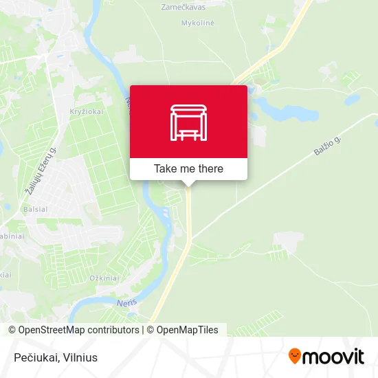 Карта Pečiukai